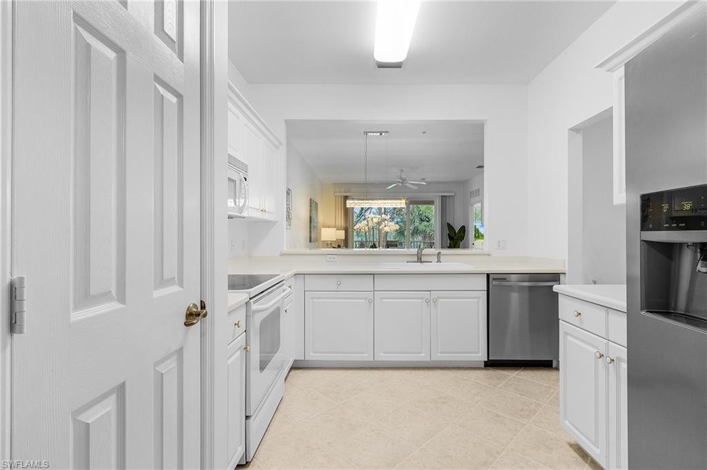 Spacious kitchen with an abundance of cabinet storage.
