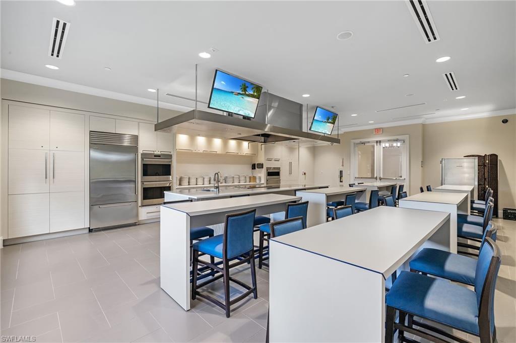 Enjoy cooking classes at the clubhouse test kitchen!.