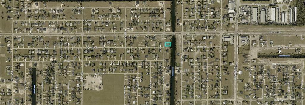 Aerial view of property's location