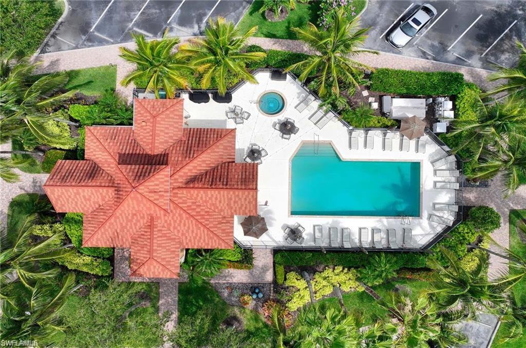 Champions Community Pool area with ample guest parking