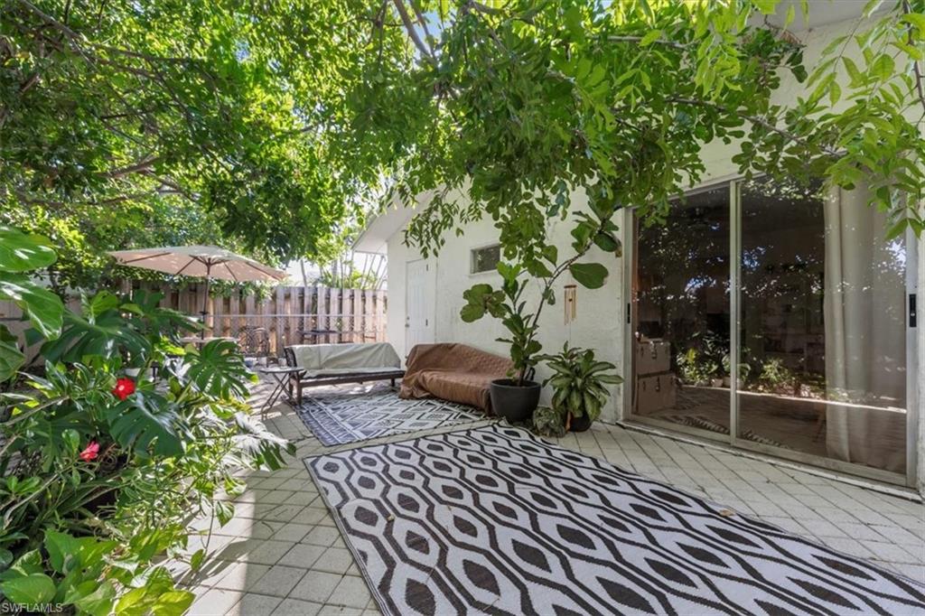 View of patio