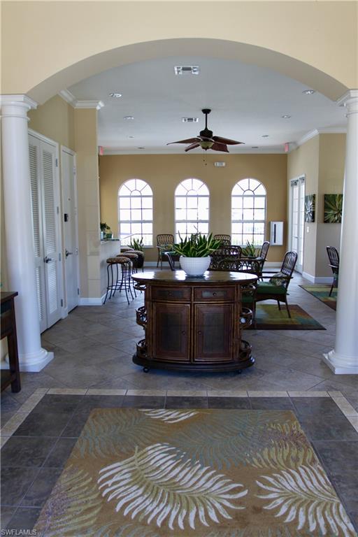Community club house includes bathroom and kitche facilities to hosts special events for lunch and dinner.