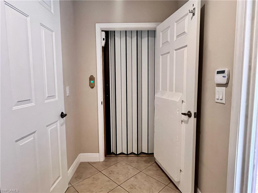 Elevator leading to the second floor accessible from the garage and front door.