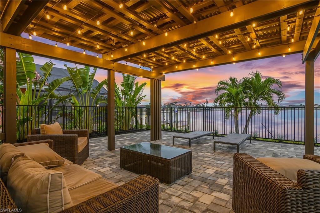 View of patio featuring an outdoor living space