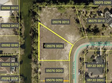 Aerial view of property's location