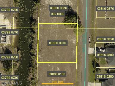Aerial view of property's location