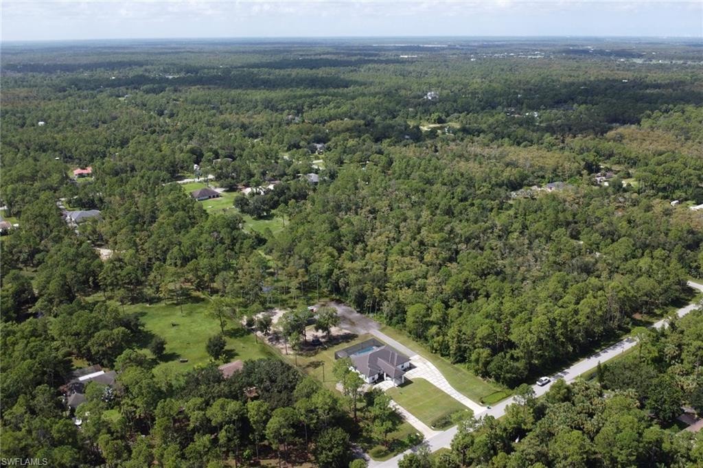 Aerial view of property's location
