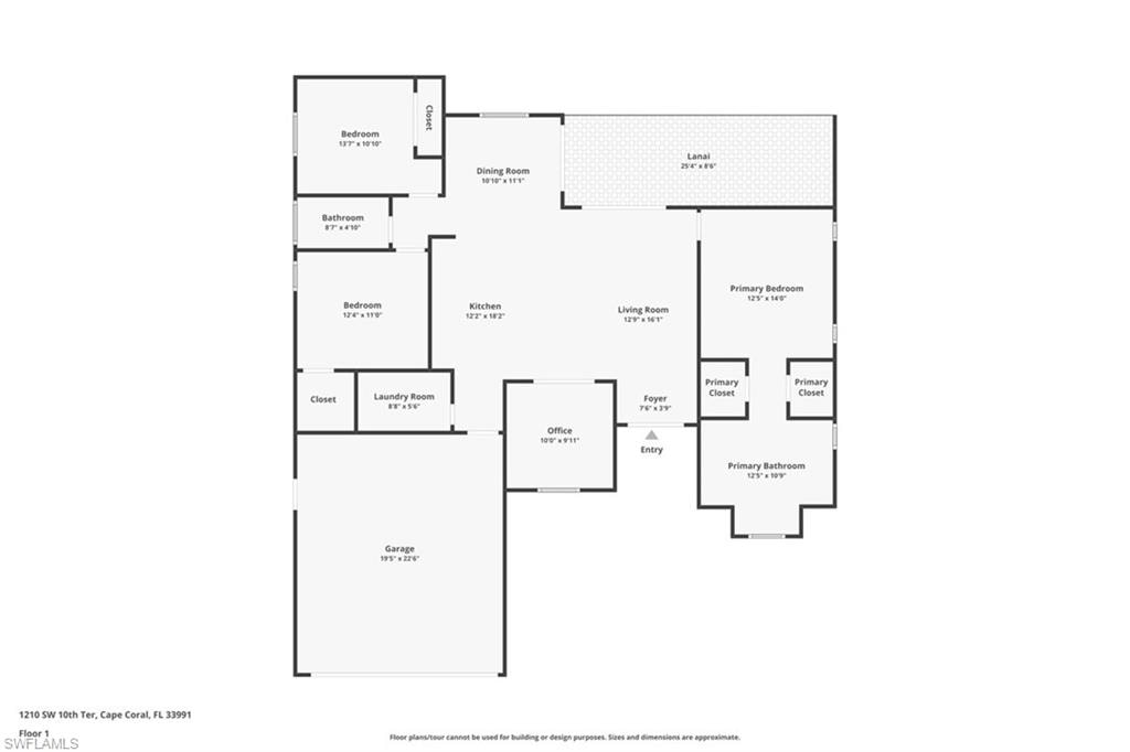 View of room layout