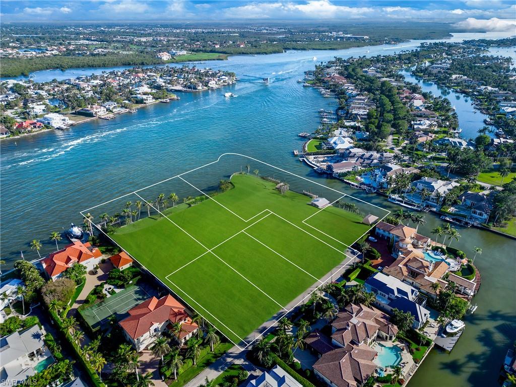 Aerial view of all 7 lots. Image does not reflect current condition of the land.