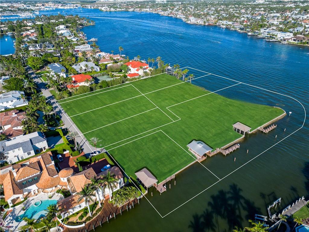 Aerial view of all 7 lots. Image does not reflect current condition of the land.