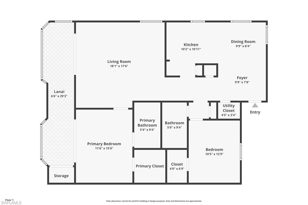 View of room layout