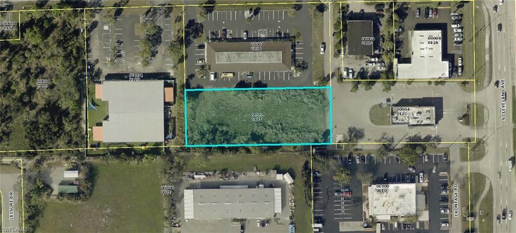 Aerial view of property's location