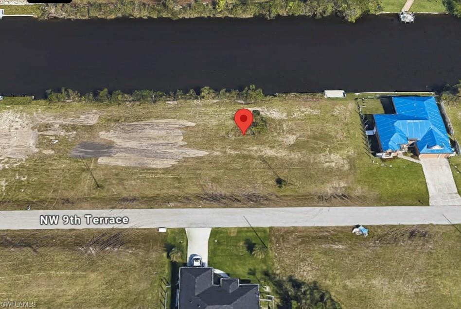 Aerial overview of property's location