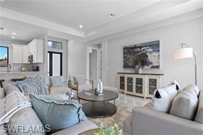 View of living area