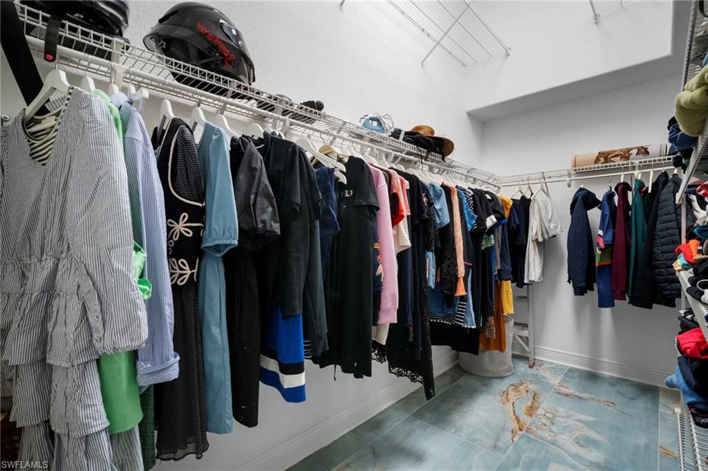 View of spacious closet