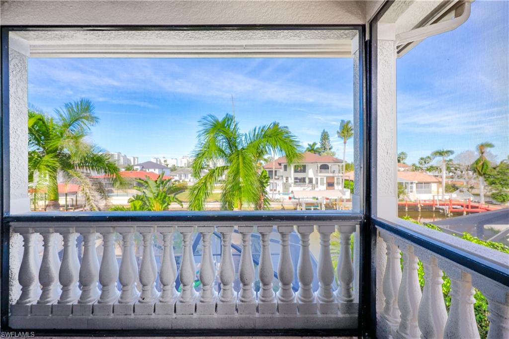 Water view from third floor screened balcony