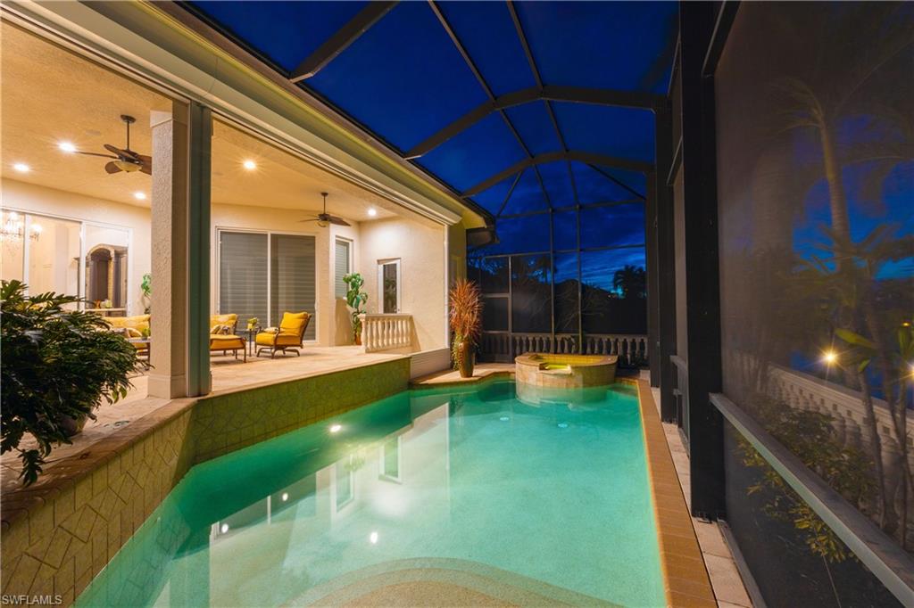 Lanai protected by roll down shutters