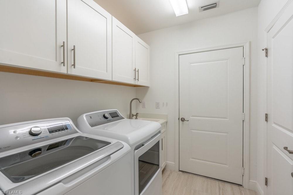Laundry and utility tub in residence