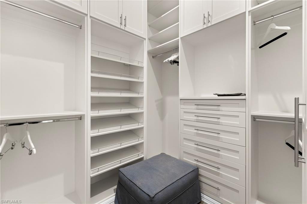 View of spacious closet