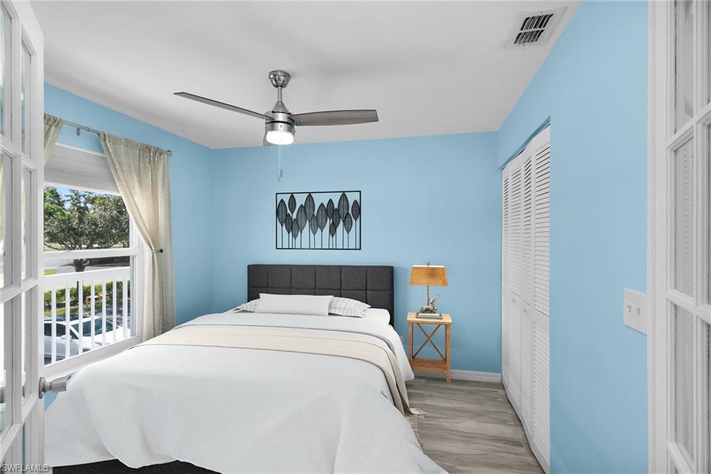 Photo includes reality staging to showcase the possibility of the bedroom.