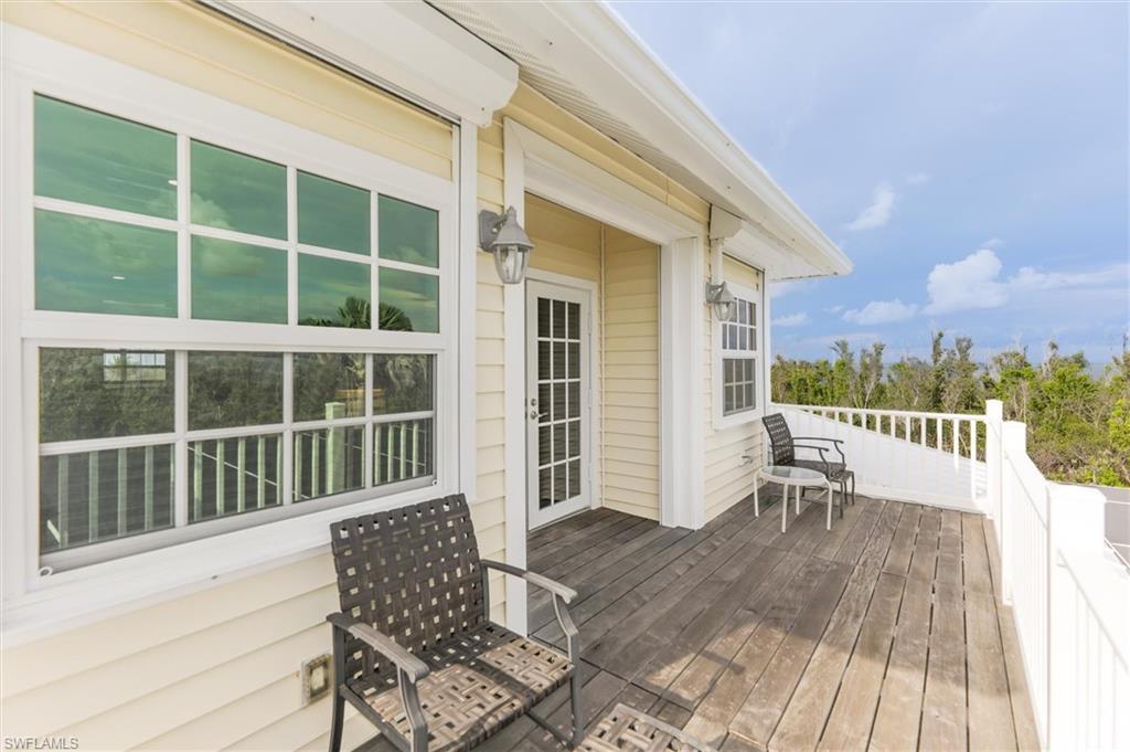 View of deck