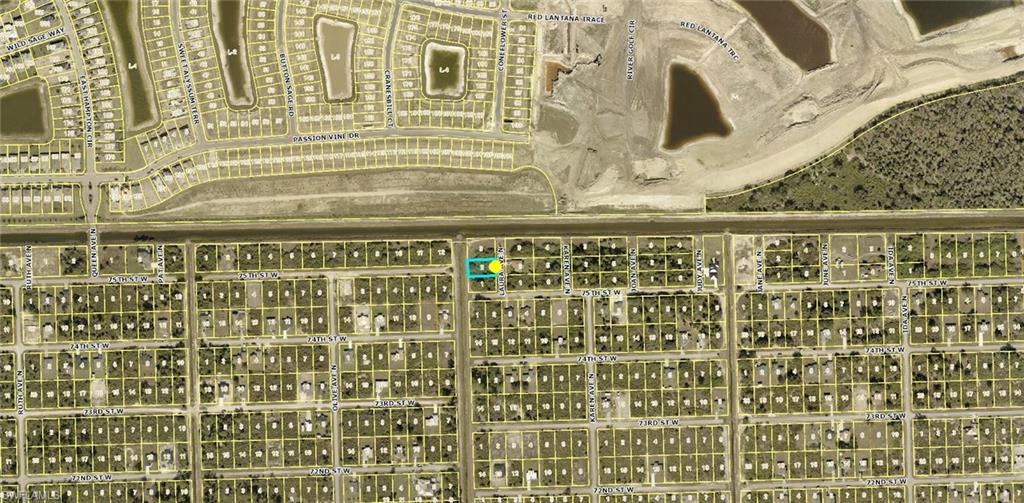 Aerial overview of property's location