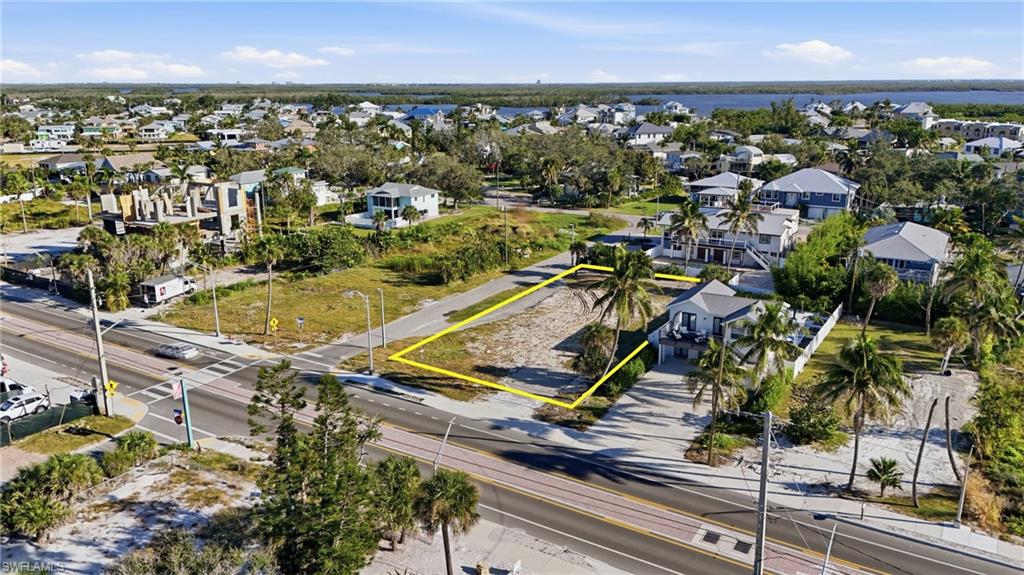 Aerial perspective of suburban area - Virtually Edited Image