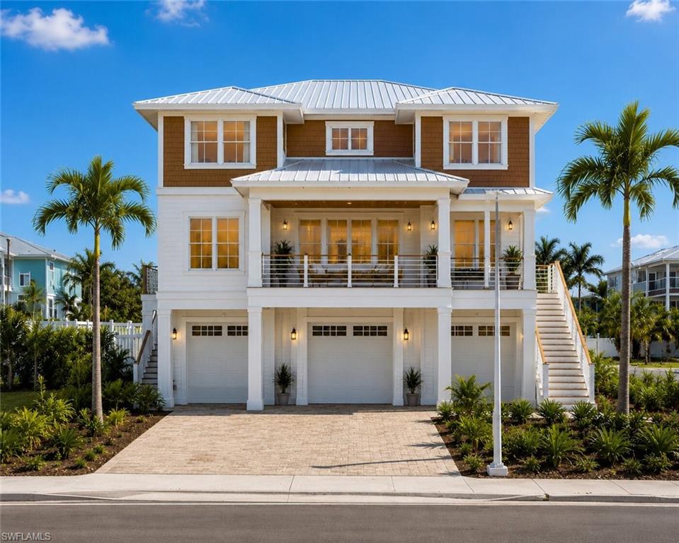 RENDERING - Coastal-inspired exterior with white siding and shingle accents