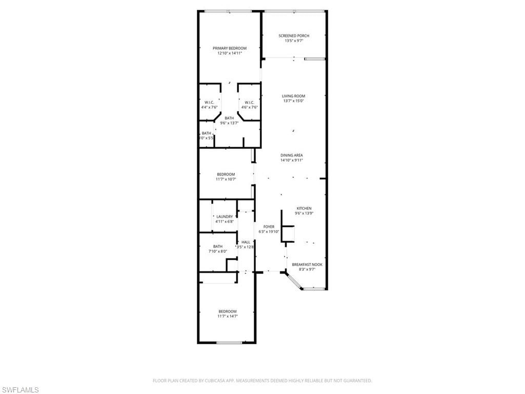 View of room layout