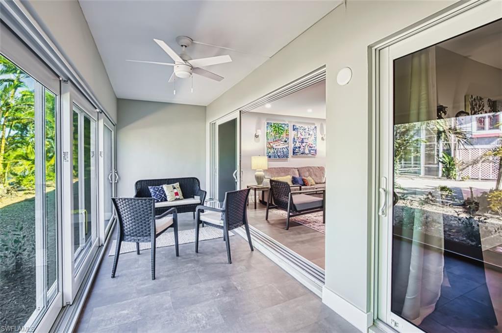 Living and primary bedroom exit onto lanai