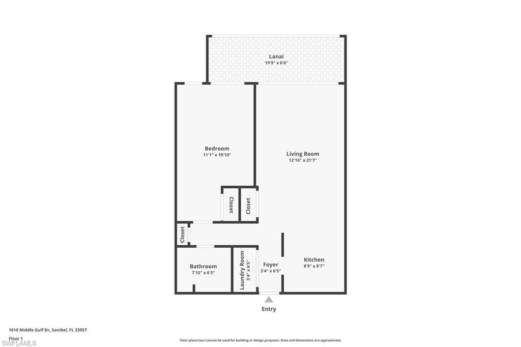 View of floor plan / room layout