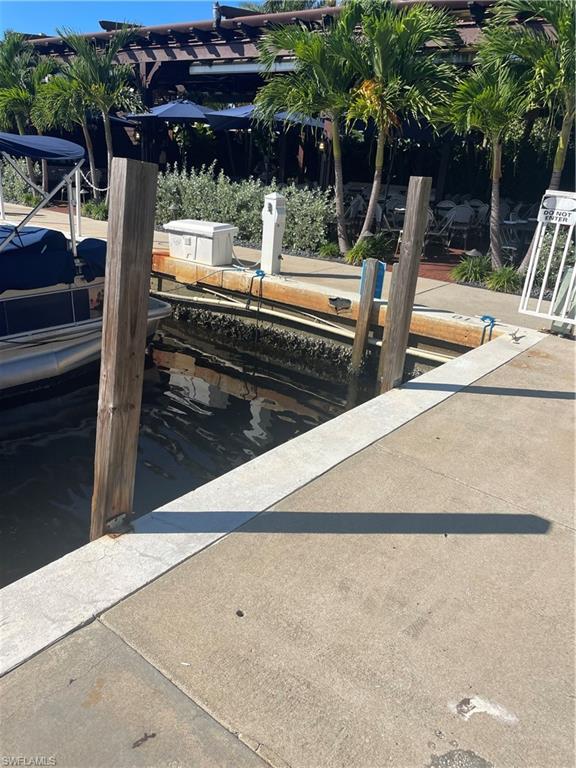 View of dock area