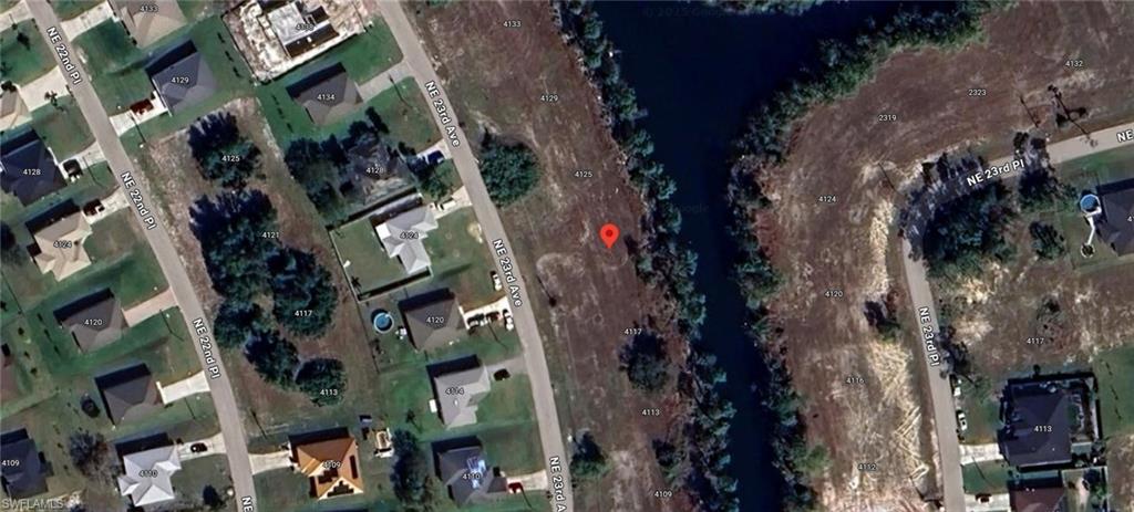 Aerial view of the property