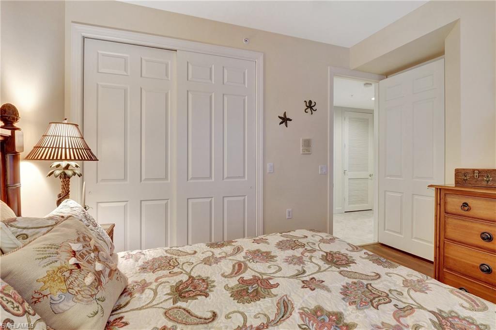 Bedroom featuring a closet and wood finished floors