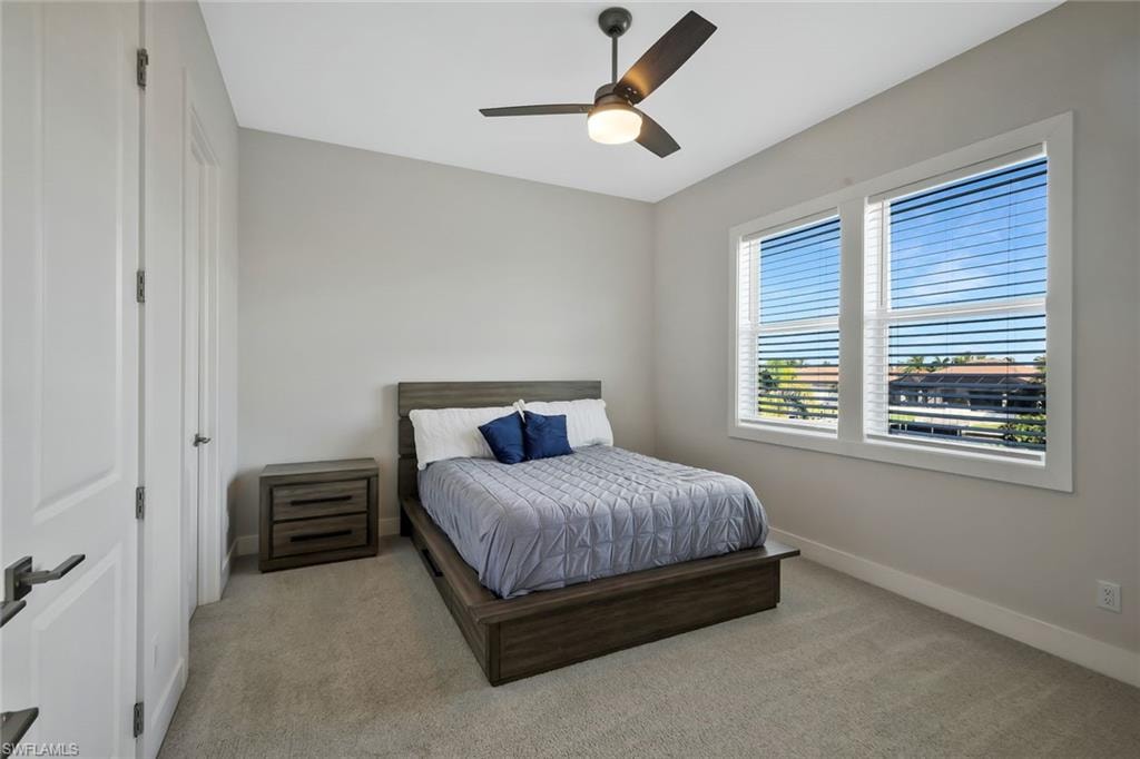 Guest Bedroom with canal views.