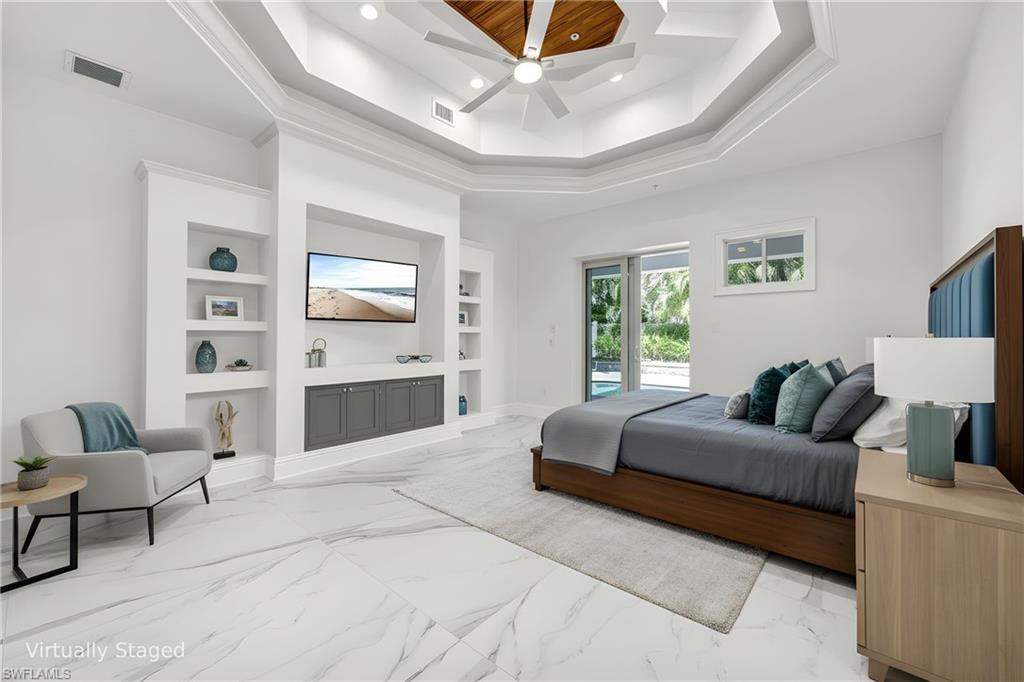 Primary bed-room virtually staged