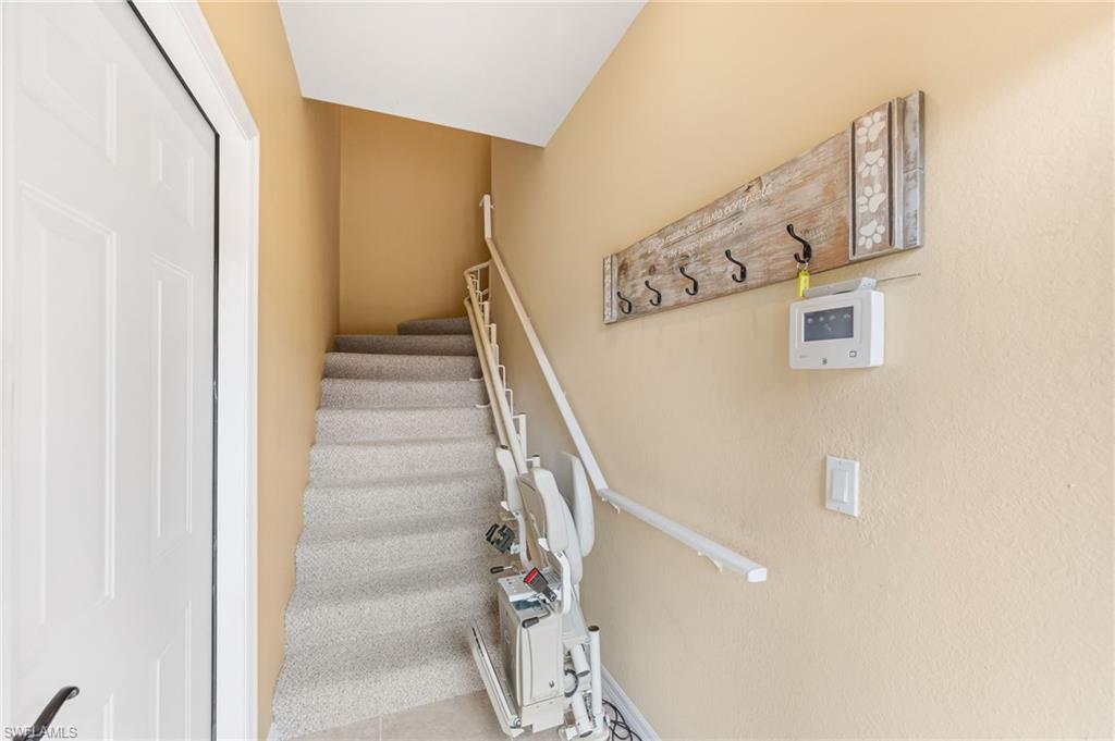 Downstairs Entry with Chair Lift