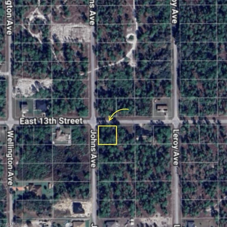 Aerial view of property's location with property boundaries highlighted