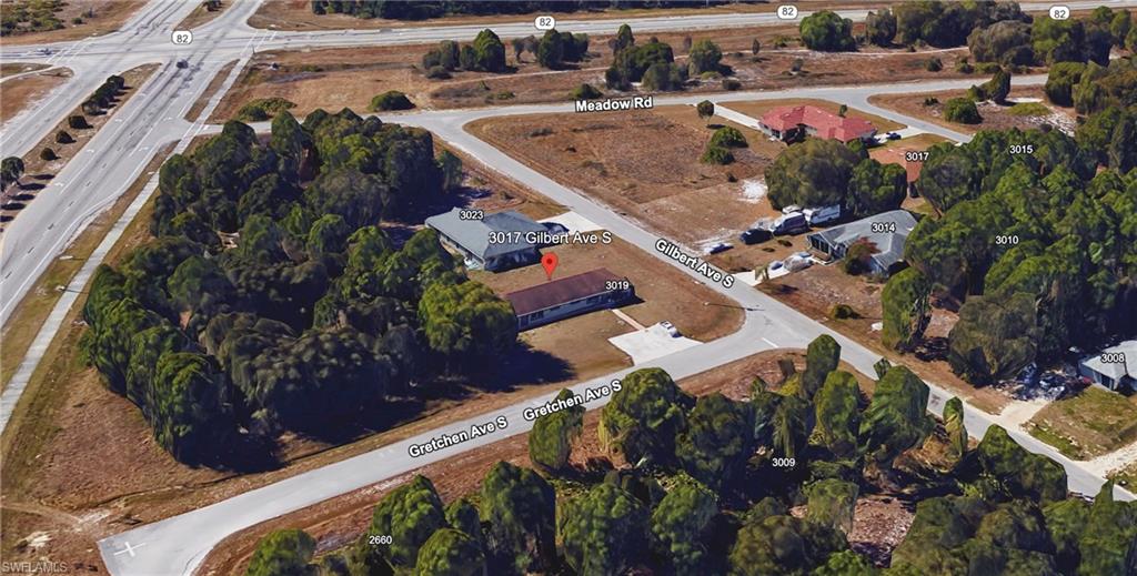 Aerial view of property's location, Large Corner Lot