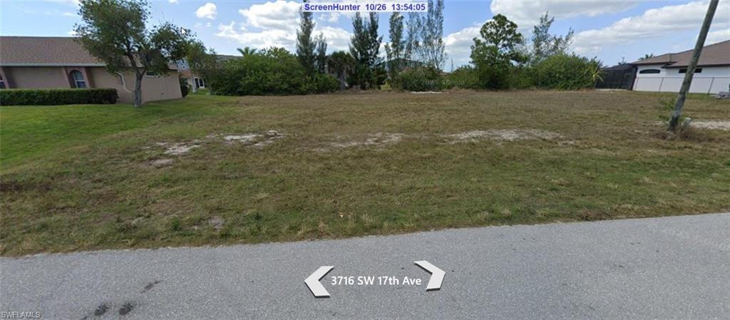 Aerial map of property and surrounding area