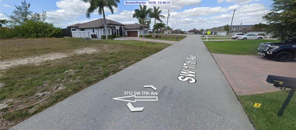 View looking down street