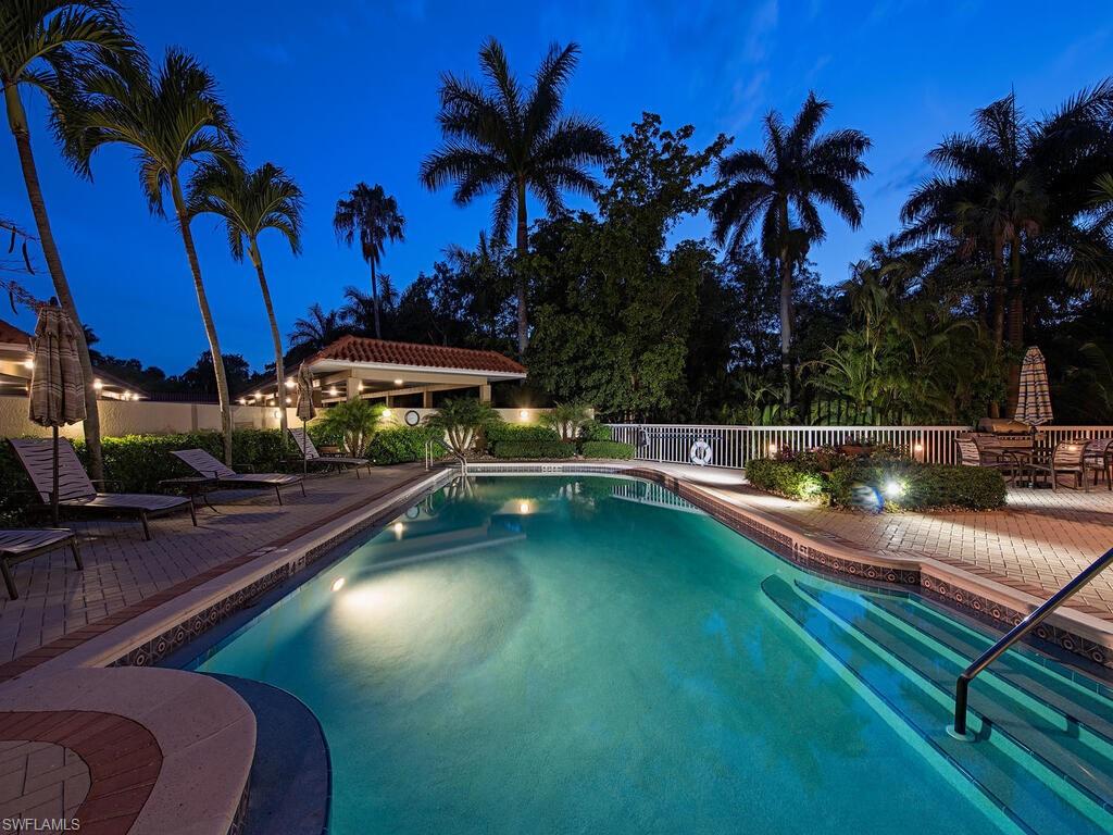 Pool at twilight