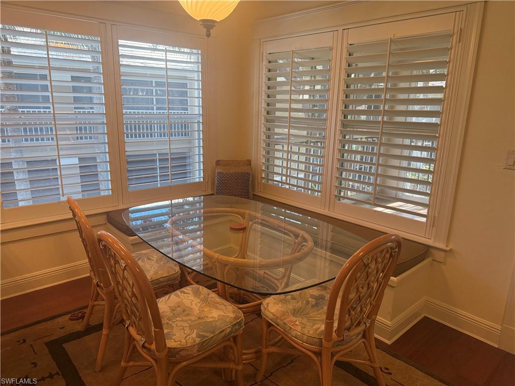 Dining room featuring baseboards