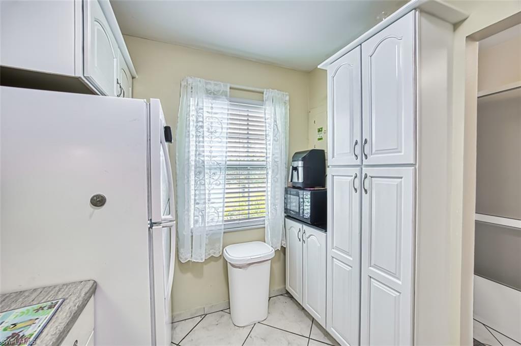 Kitchen with electric range