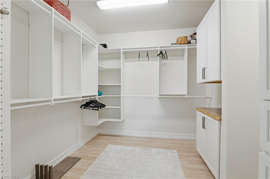 Primary walk-in closet