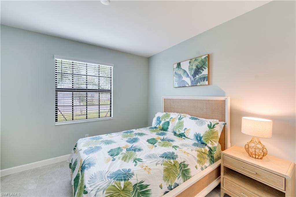 View of tiled bedroom