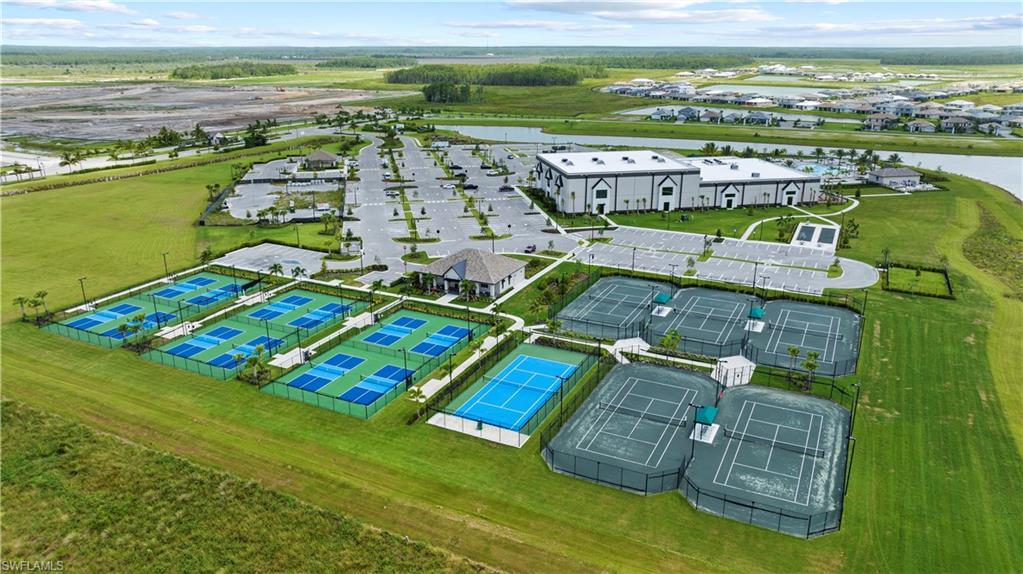Drone / aerial view of amenities