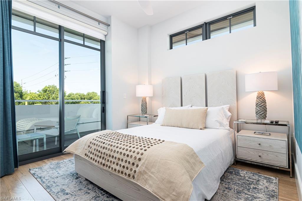 Bedroom 1 with sunset view balcony