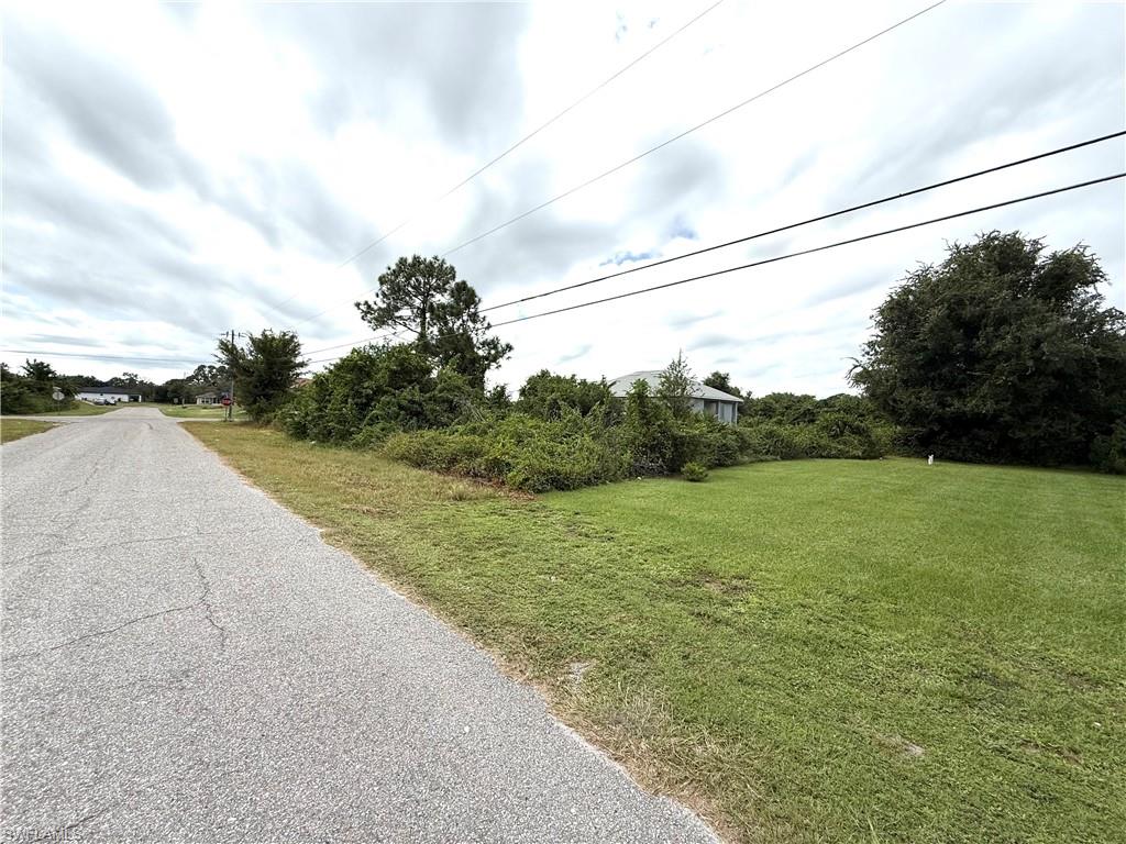 View of asphalt road