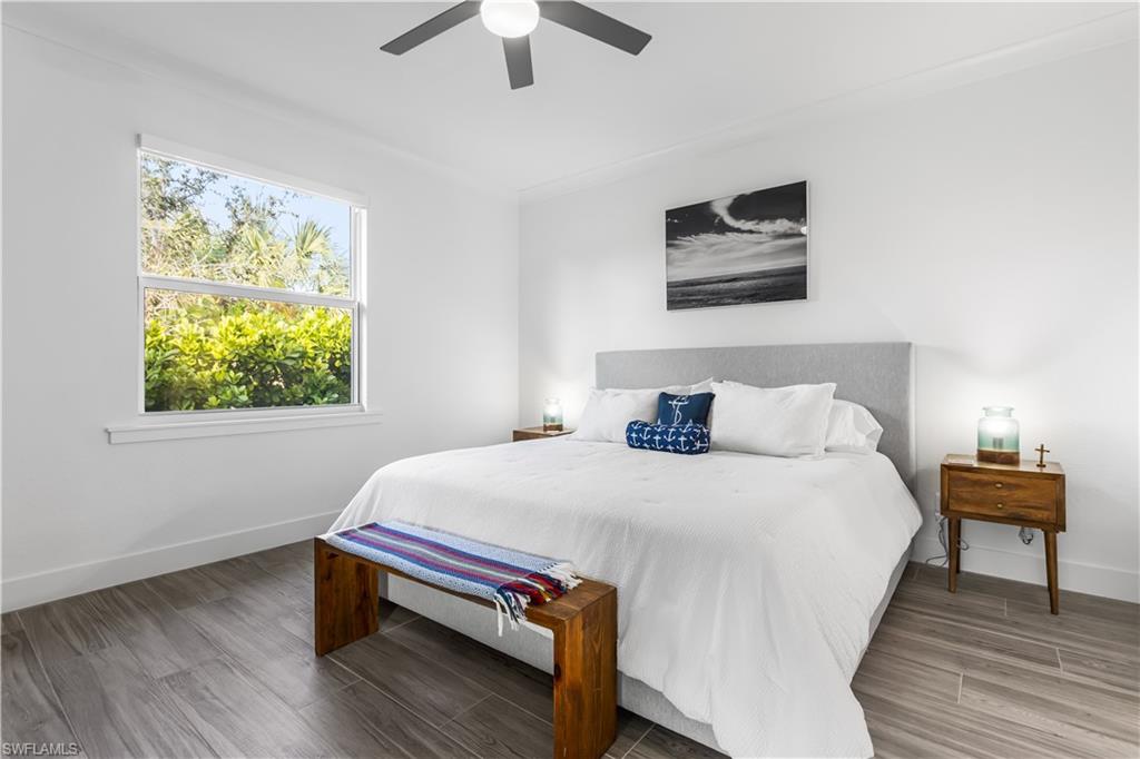 Master bedroom. Lots of natural light spills in.